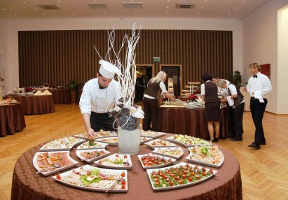 2011 November, catering ob obisku predsednika drževe g. Turka, 190 gostov  ---- hladno topli bife